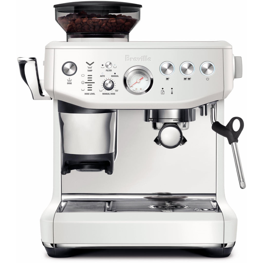 Breville The Barista Express Impress Manual Coffee Machine Sea Salt