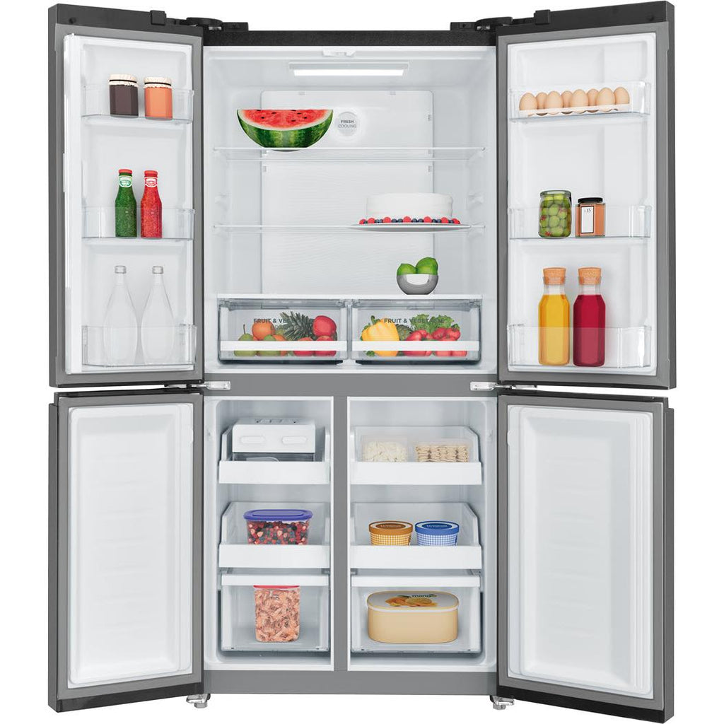 Westinghouse WQE4900BA 496L French Door Fridge Matte Charcoal Black