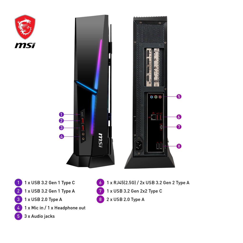 MSI MPG Trident AS 14NUE7 672AU Gaming Desktop 14th Gen Intel I7 GeForce RTX 4070 SUPER JB