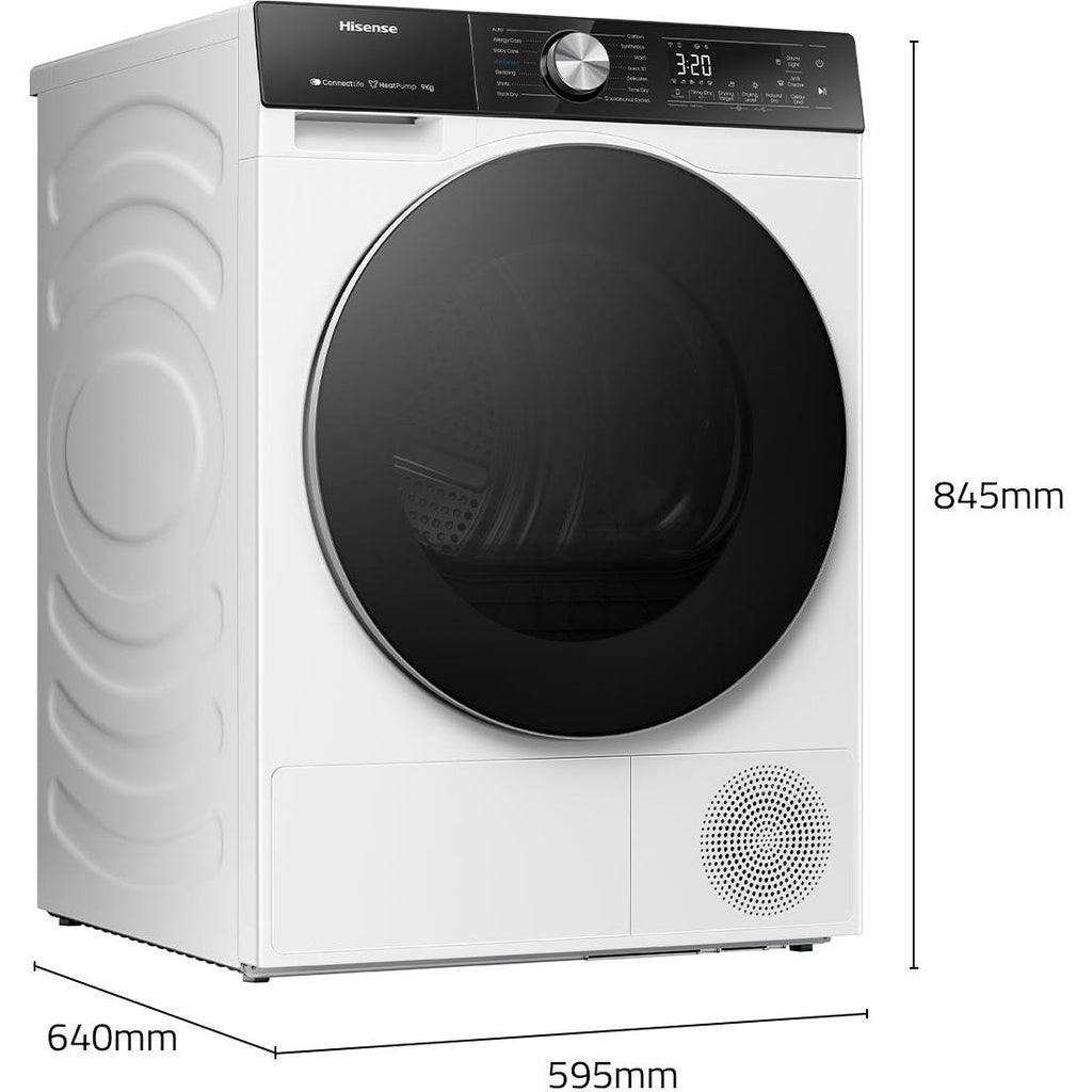 Hisense HDF5S90H Series 5 9kg Heat Pump Dryer JB Hi Fi