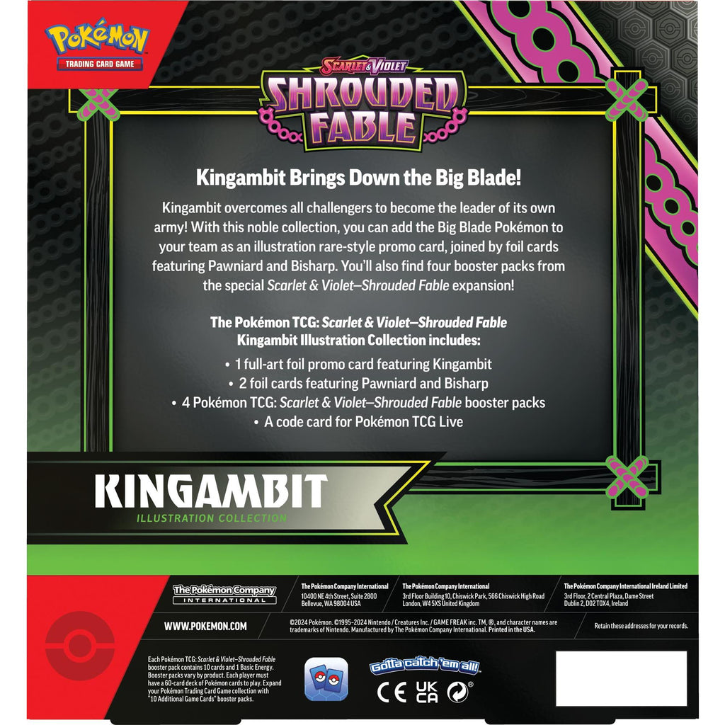 Pokemon Trading Card Game Scarlet And Violet Shrouded Fable Kingambit