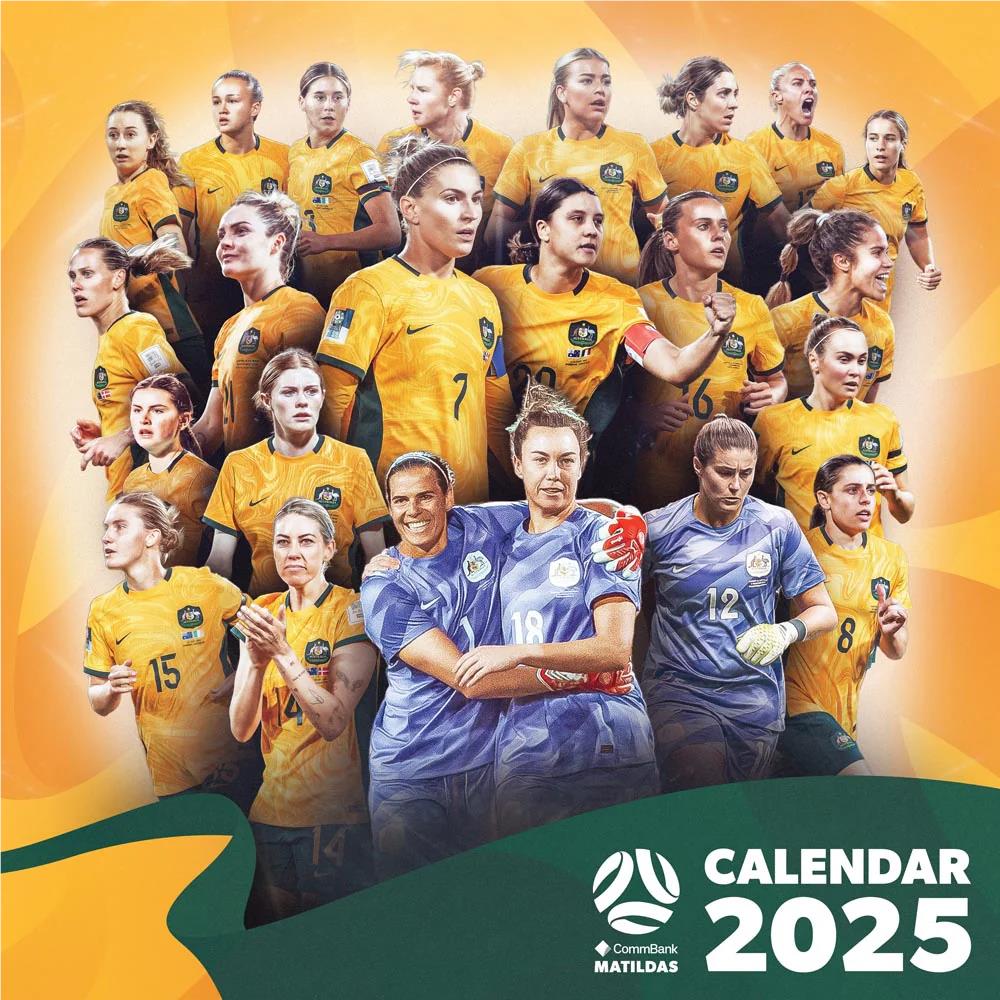 Matildas 2025 Square Wall Calendar JB HiFi