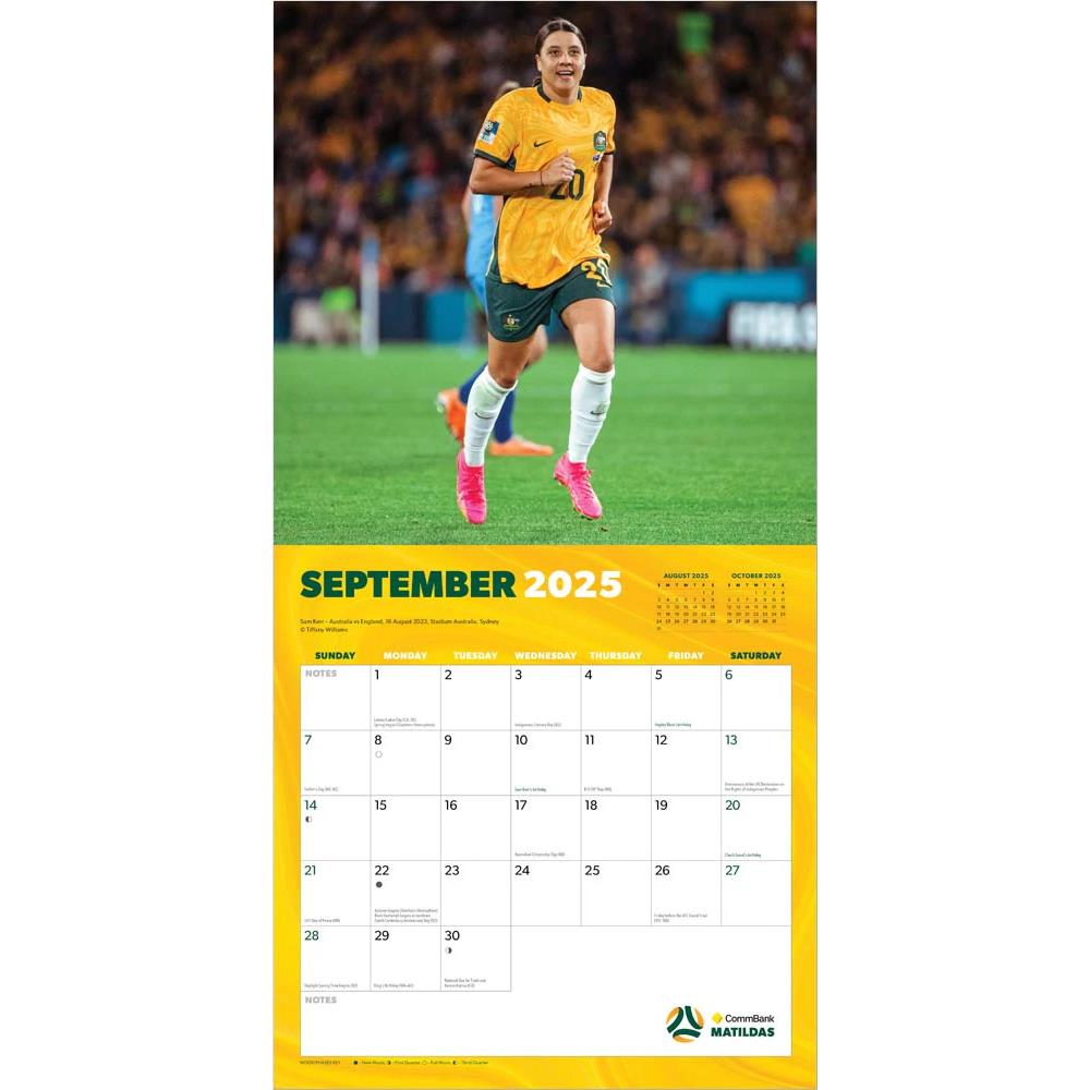 Matildas 2025 Square Wall Calendar JB HiFi