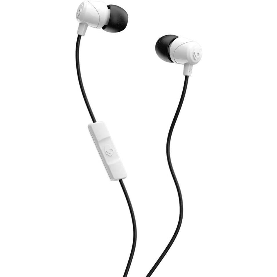 Skullcandy Jib In Ear Wired Headphones With Mic White Black