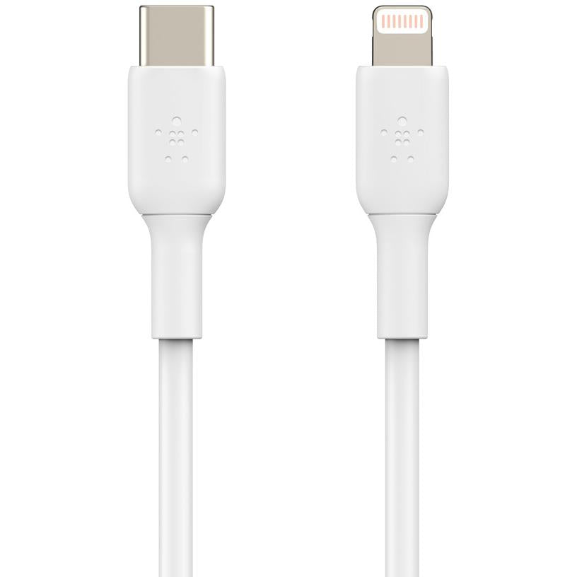 Belkin BoostUp Charge USB-C to Lightning Cable 1m (White) - JB Hi-Fi