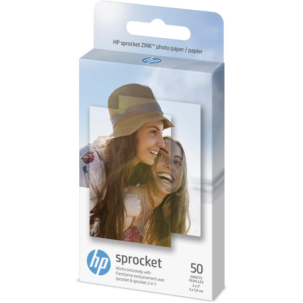 HP Zink Paper for HP Sprocket (50pk) - JB Hi-Fi