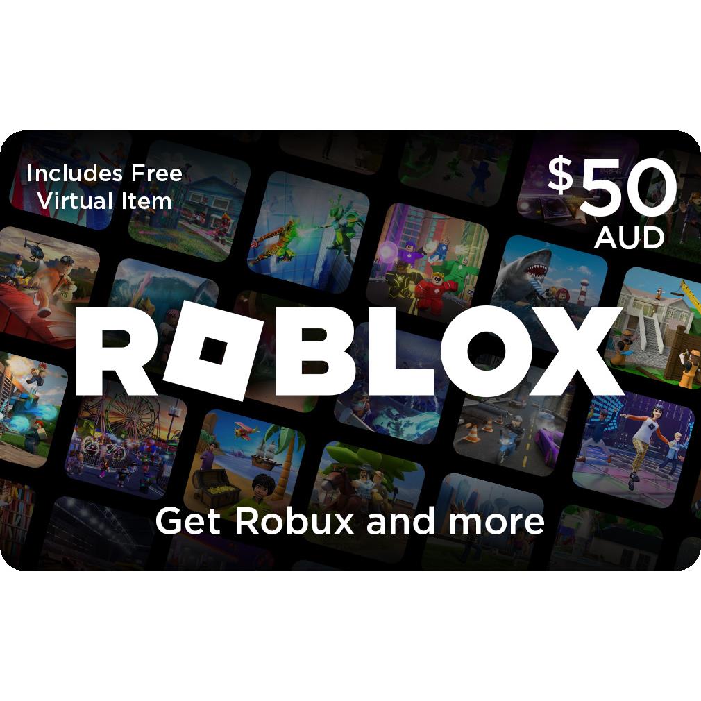 Roblox Card 50 AUD Robux Key AUSTRALIA