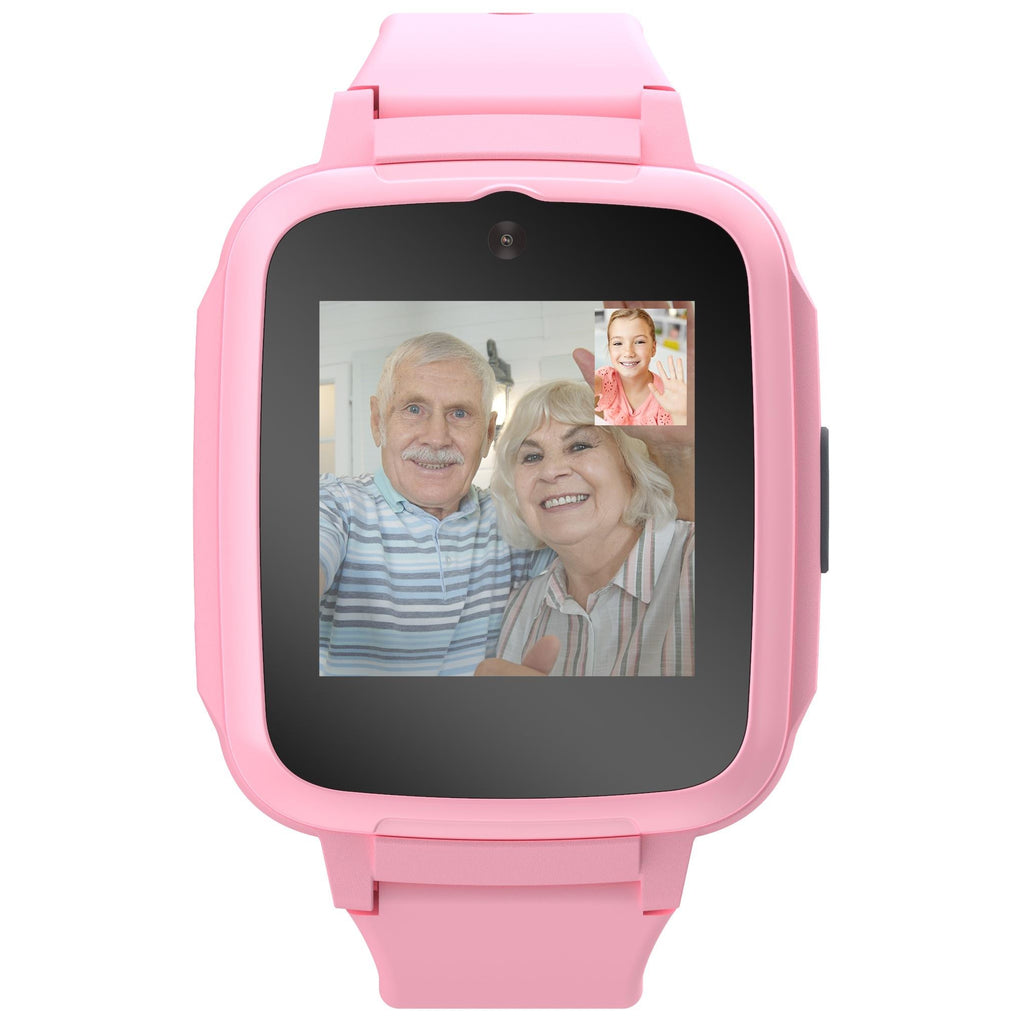 Pixbee Kids 4G Video Smart Watch with GPS Tracking Pink JB Hi Fi