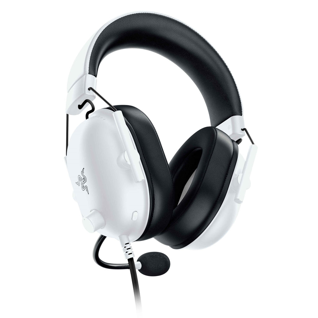 Razer BlackShark V2 X Wired Gaming Headset (White Edition) JB HiFi