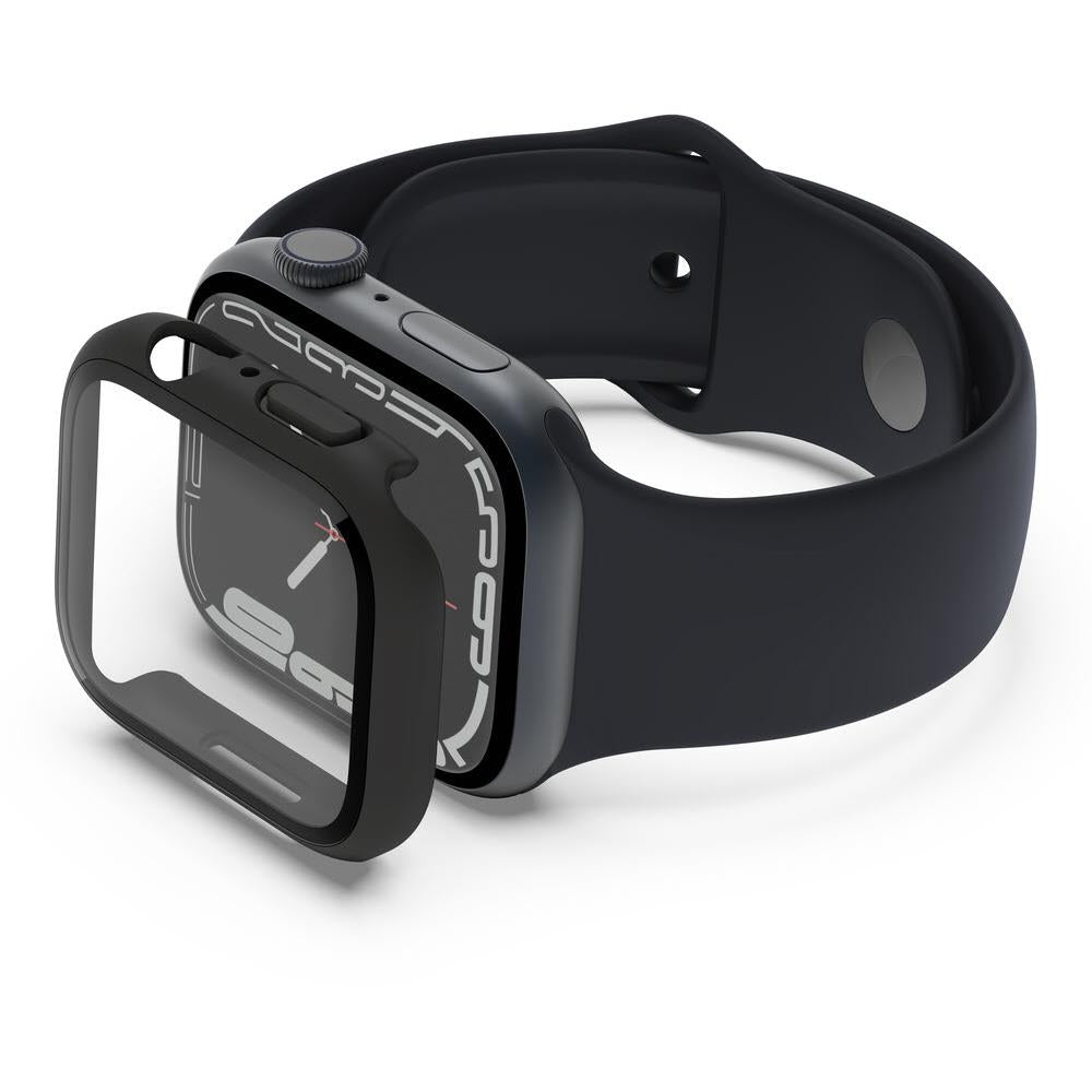 Belkin Tempered Glass Screen for 45mm & (Black) Watch - 4/5/6/SE/SE2/7/8 9 Hi-Fi Protector JB Apple