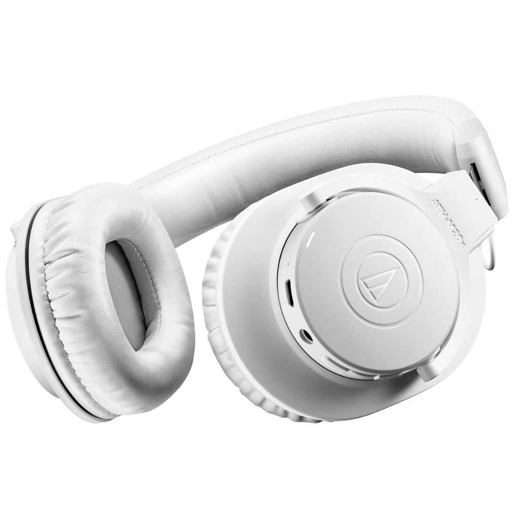 Audio Technica ATH M20XBT Wireless Over Ear Headphones White