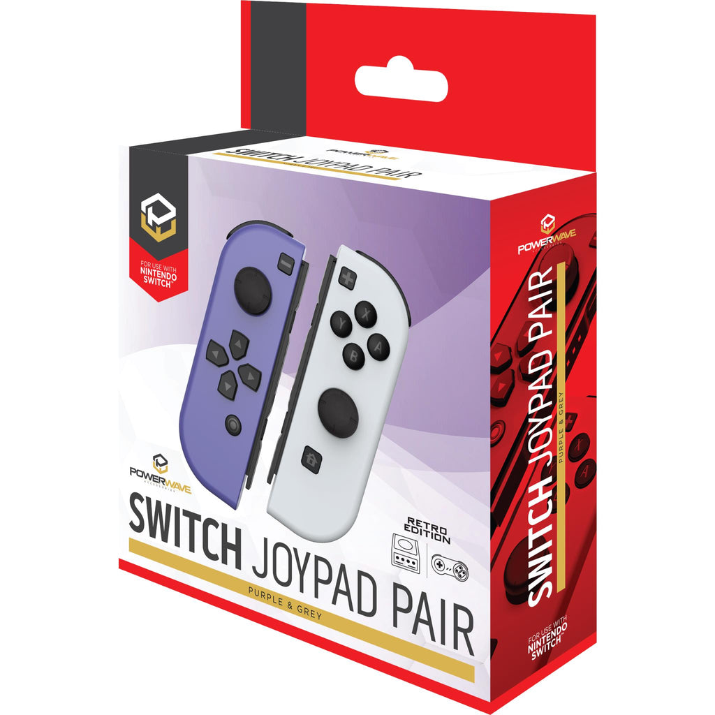 Powerwave Switch Joypad Retro (Purple & Grey) - JB Hi-Fi