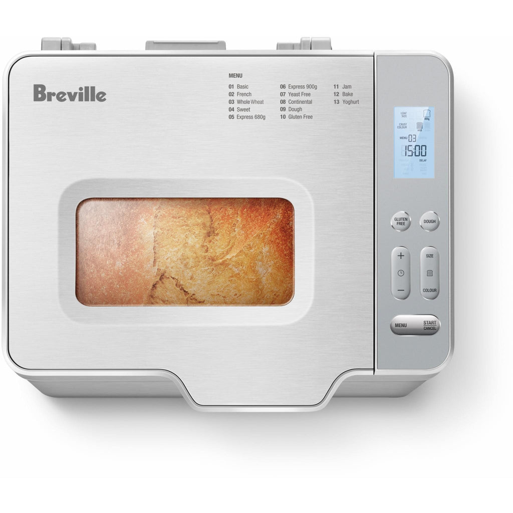 Breville The Baker's Dozen Bread Maker (Brushed Stainless Steel) - JB Hi-Fi