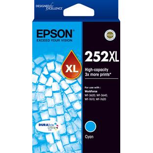 Epson 252XL DURABrite Ultra High Capacity Ink Cartridge (Cyan) - JB Hi-Fi