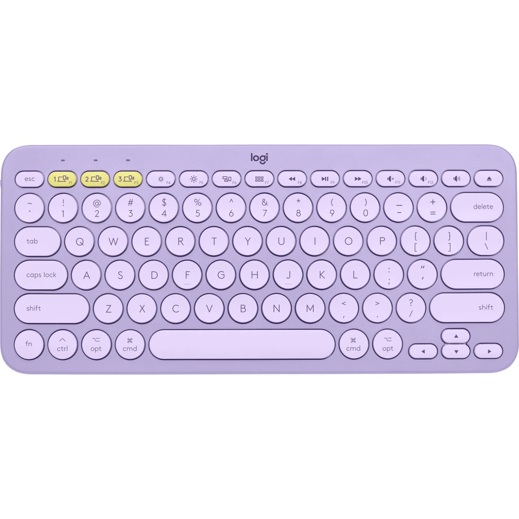 Logitech Multi-Device Bluetooth Keyboard (Lavender Lemonade)