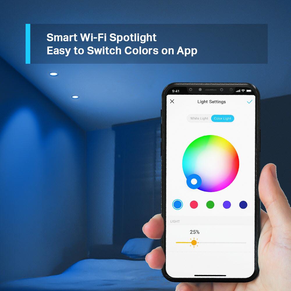 TP-Link Tapo GU10 Colour Smart Downlight - JB Hi-Fi