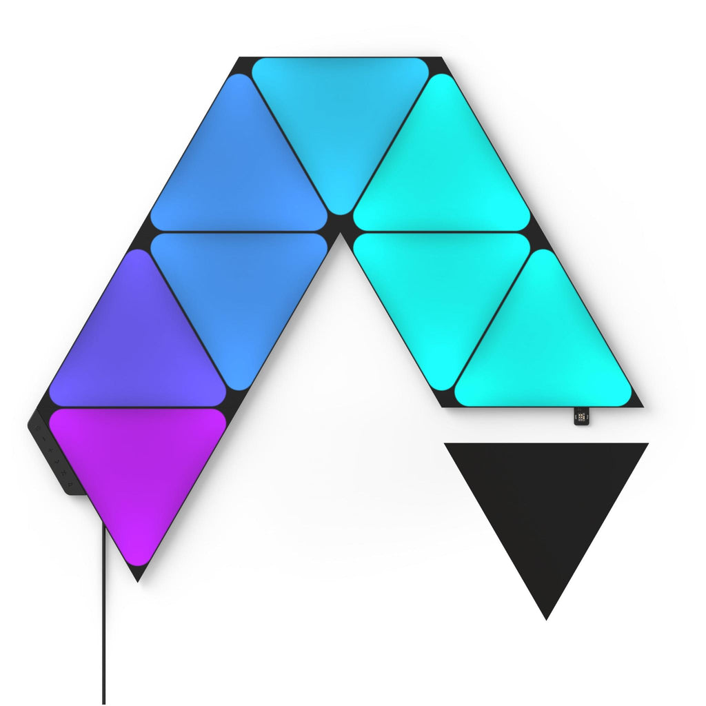 Nanoleaf Shapes Triangles Starter Kit Pack Black Jb Hi Fi