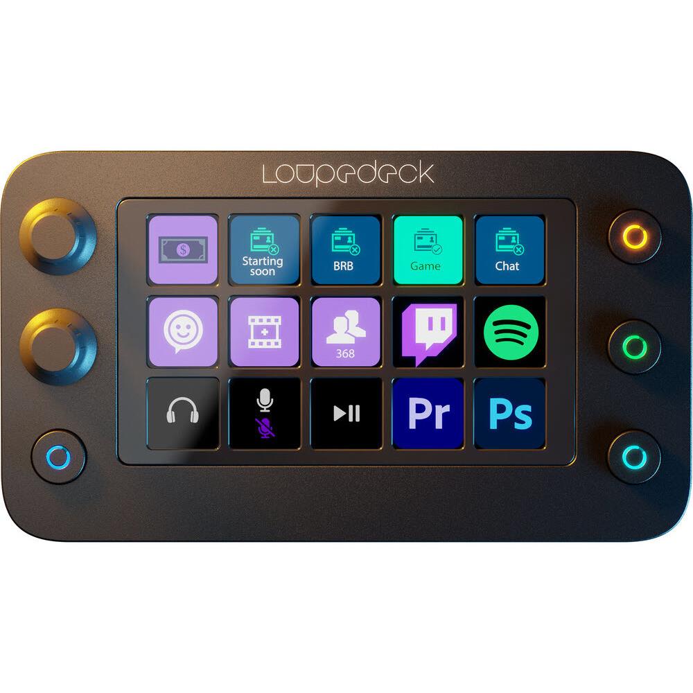 Loupedeck Live S Customisable Streaming Console - JB Hi-Fi