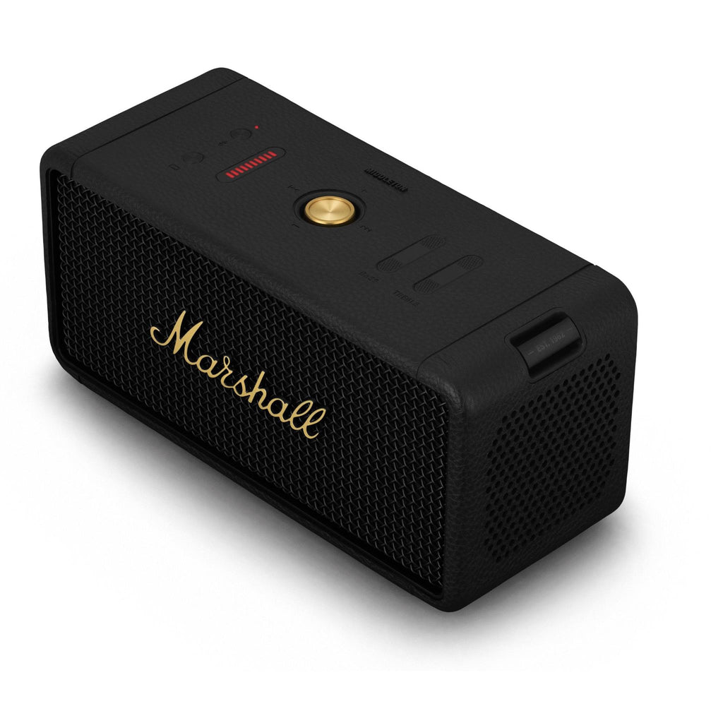 Marshall Middleton Portable Bluetooth Speaker (Black & Brass) - JB