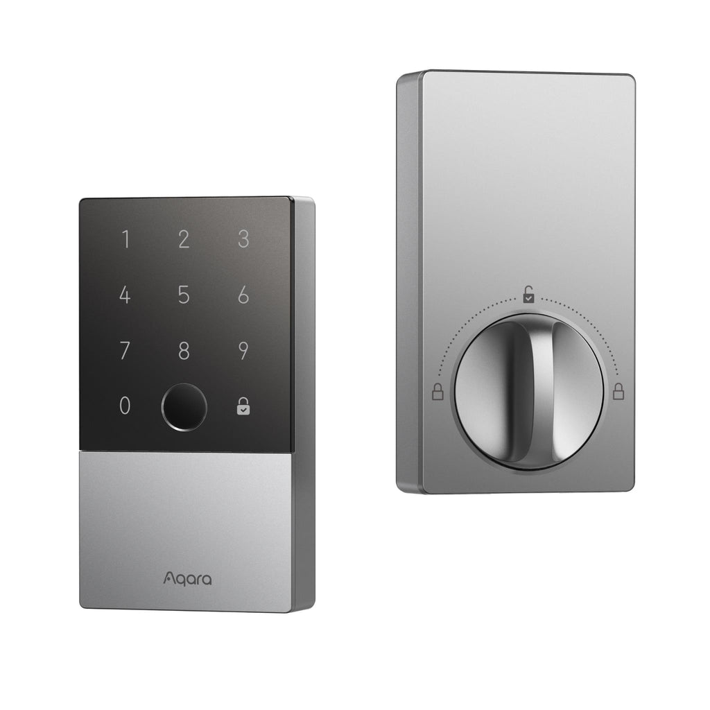 Aqara Smart Door Lock U With E Hub Kit Silver Jb Hi Fi