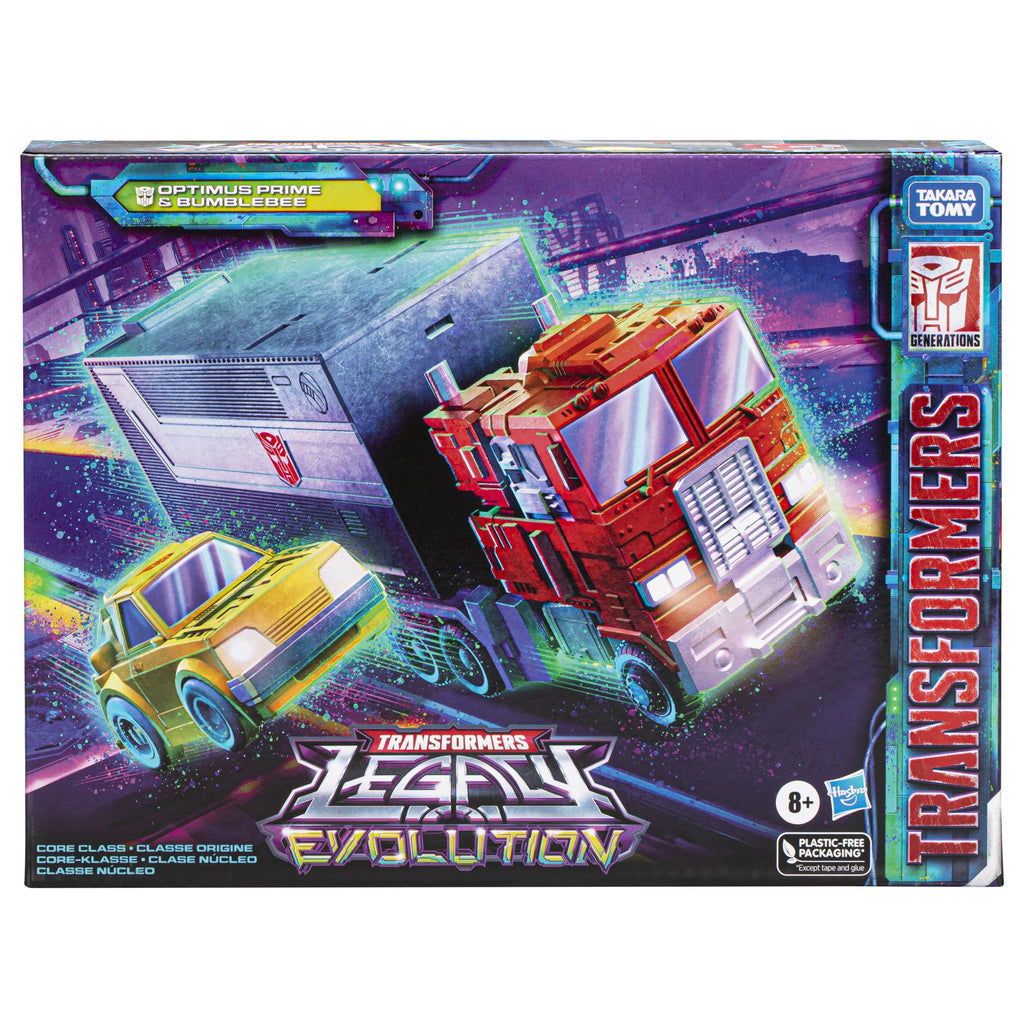 Transformers Legacy Evolution Core Class Optimus Prime & Bumblebee