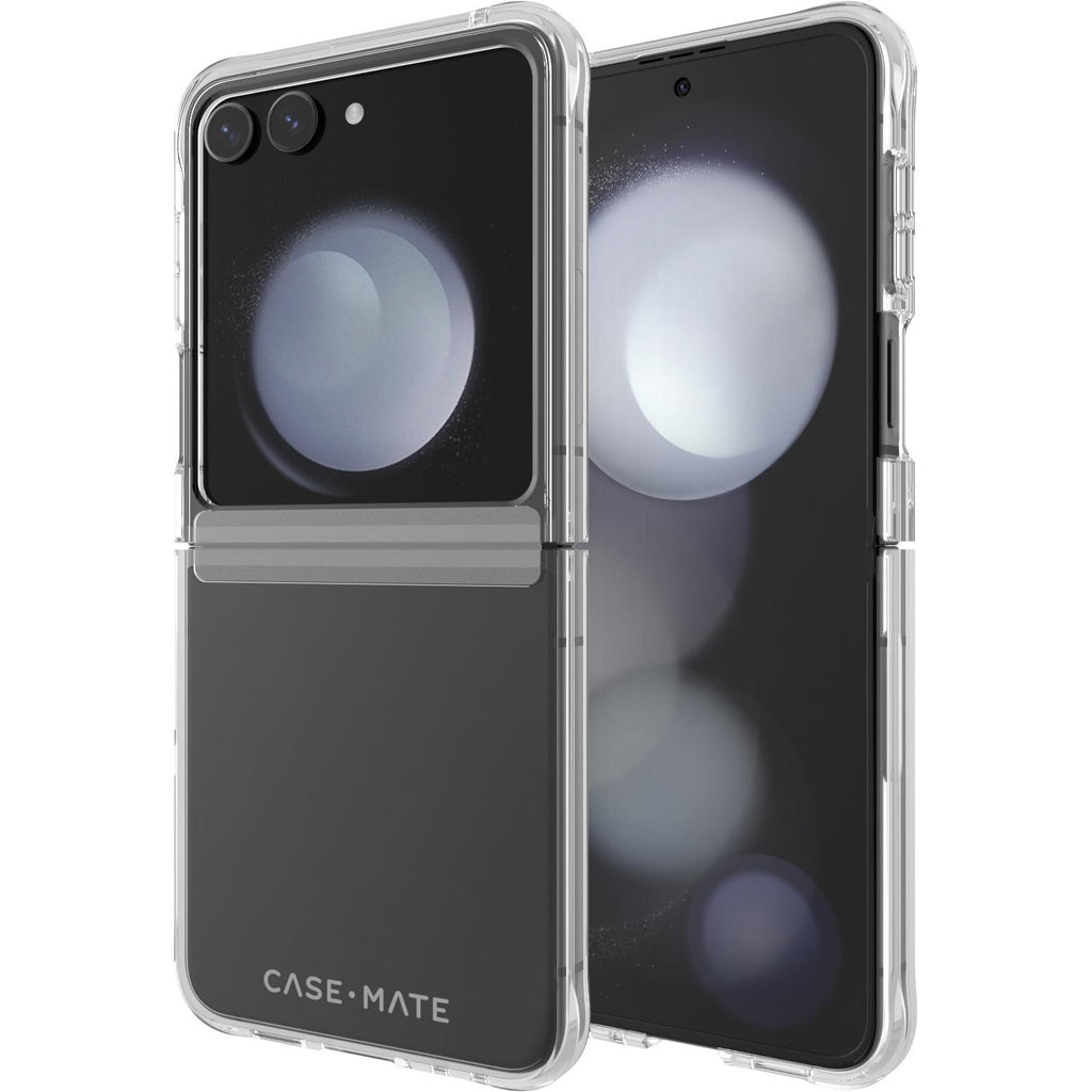 Case Mate Tough Clear Plus Antimicrobial Case For Galaxy Z Flip Clear