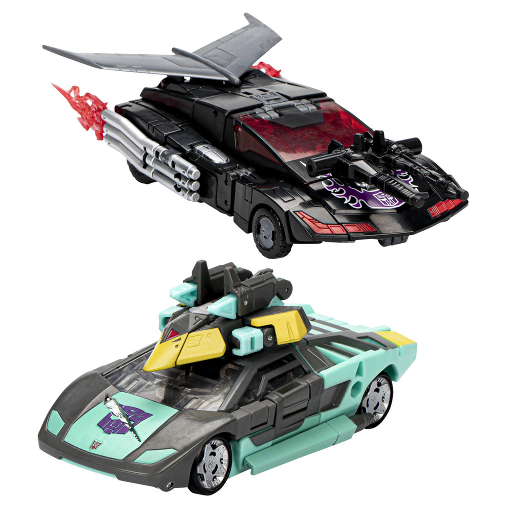 Transformers Generations Shattered Glass Collection Rodimus Sideswipe And Decepticon Whisper