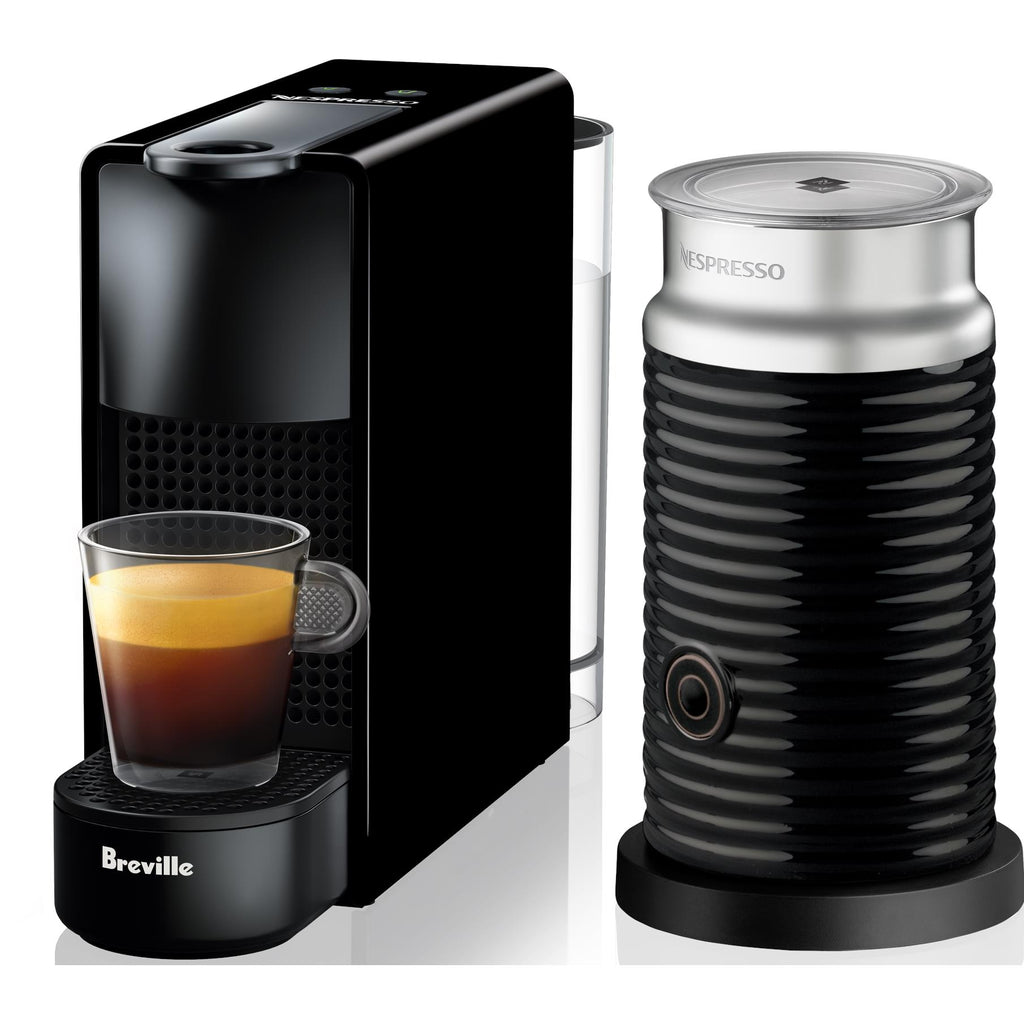 Breville Nespresso Essenza Mini Coffee Machine Bundle (Black) - JB Hi-Fi