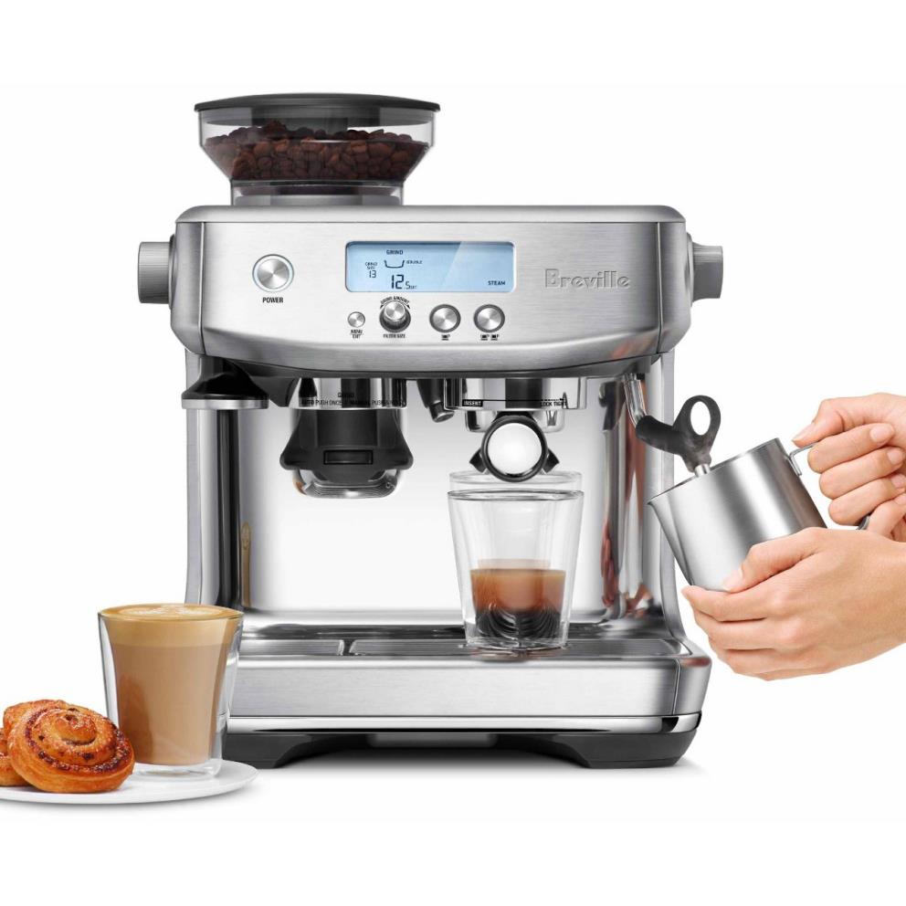 Breville the Barista Pro Coffee Machine (Brushed Stainless Steel) - JB ...