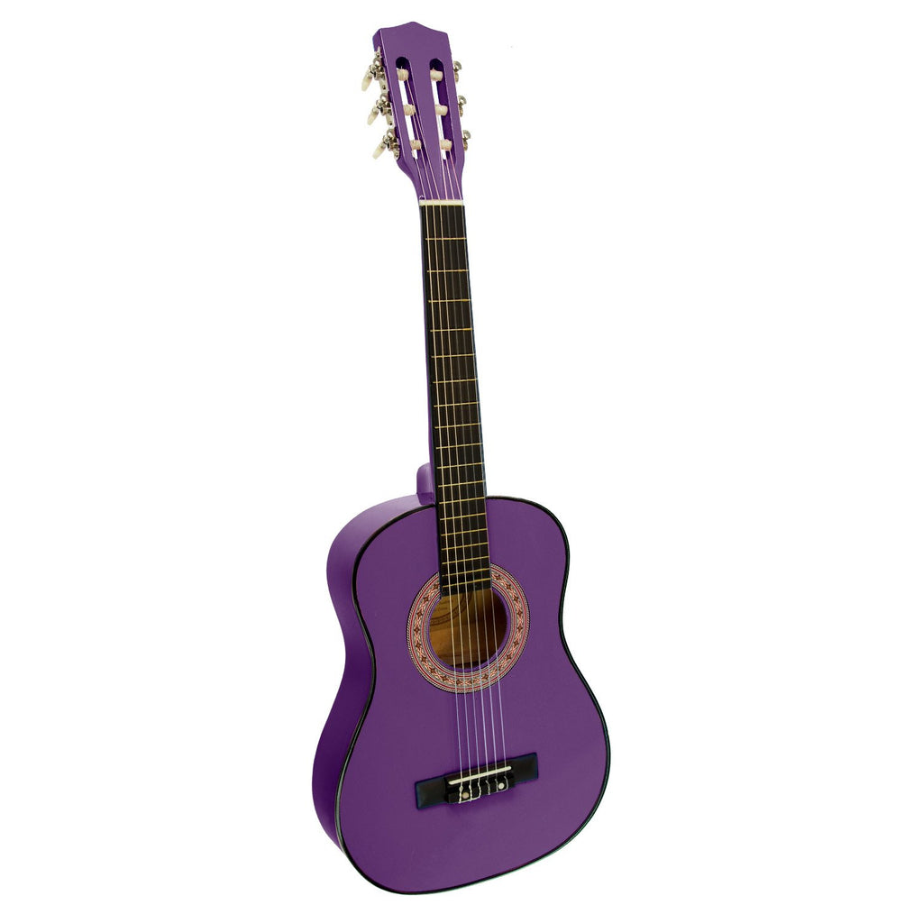 Karrera 34in Acoustic Childrens Wooden Guitar (Purple) - JB Hi-Fi