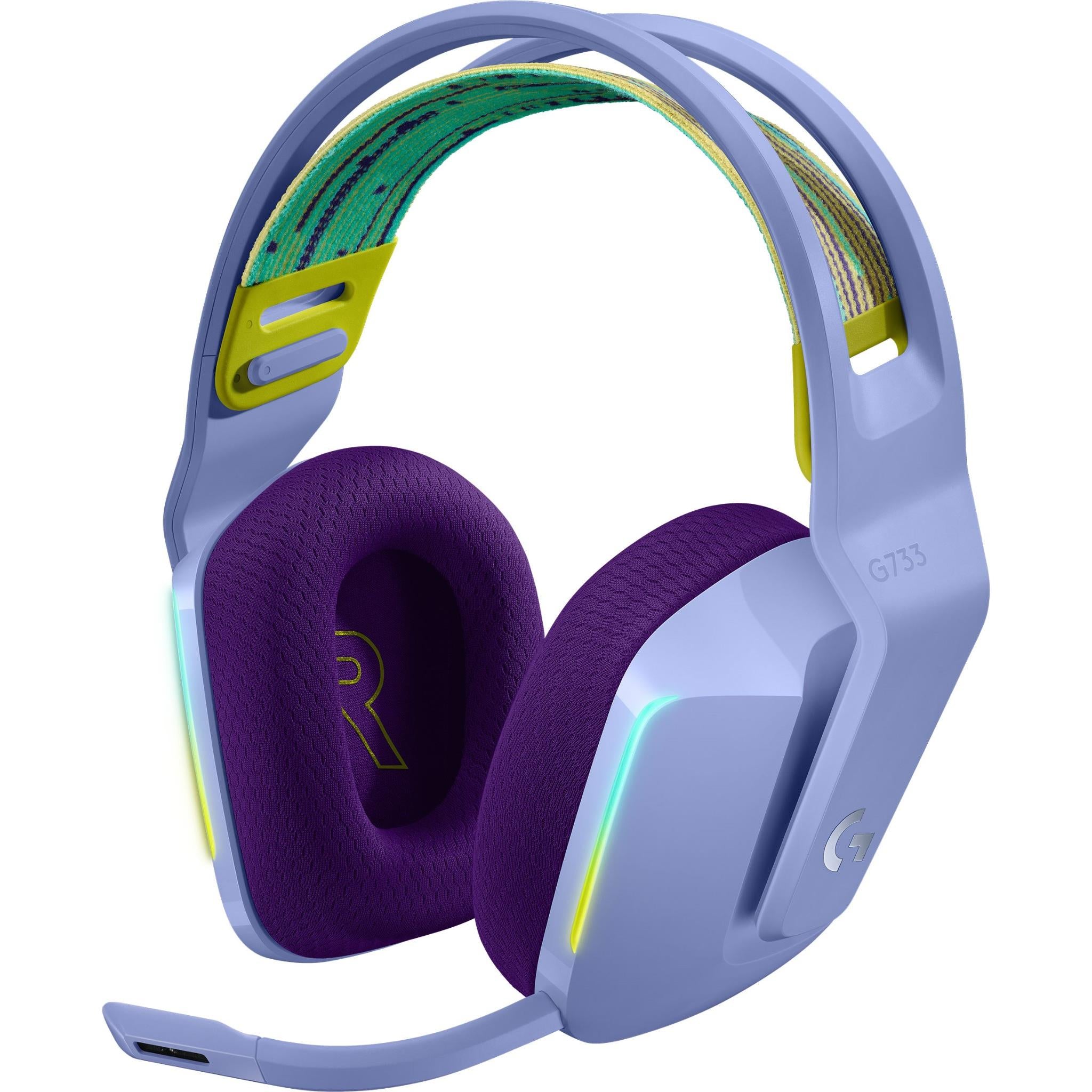 Logitech G733 Lightspeed Wireless RGB Gaming Headset Lilac JB