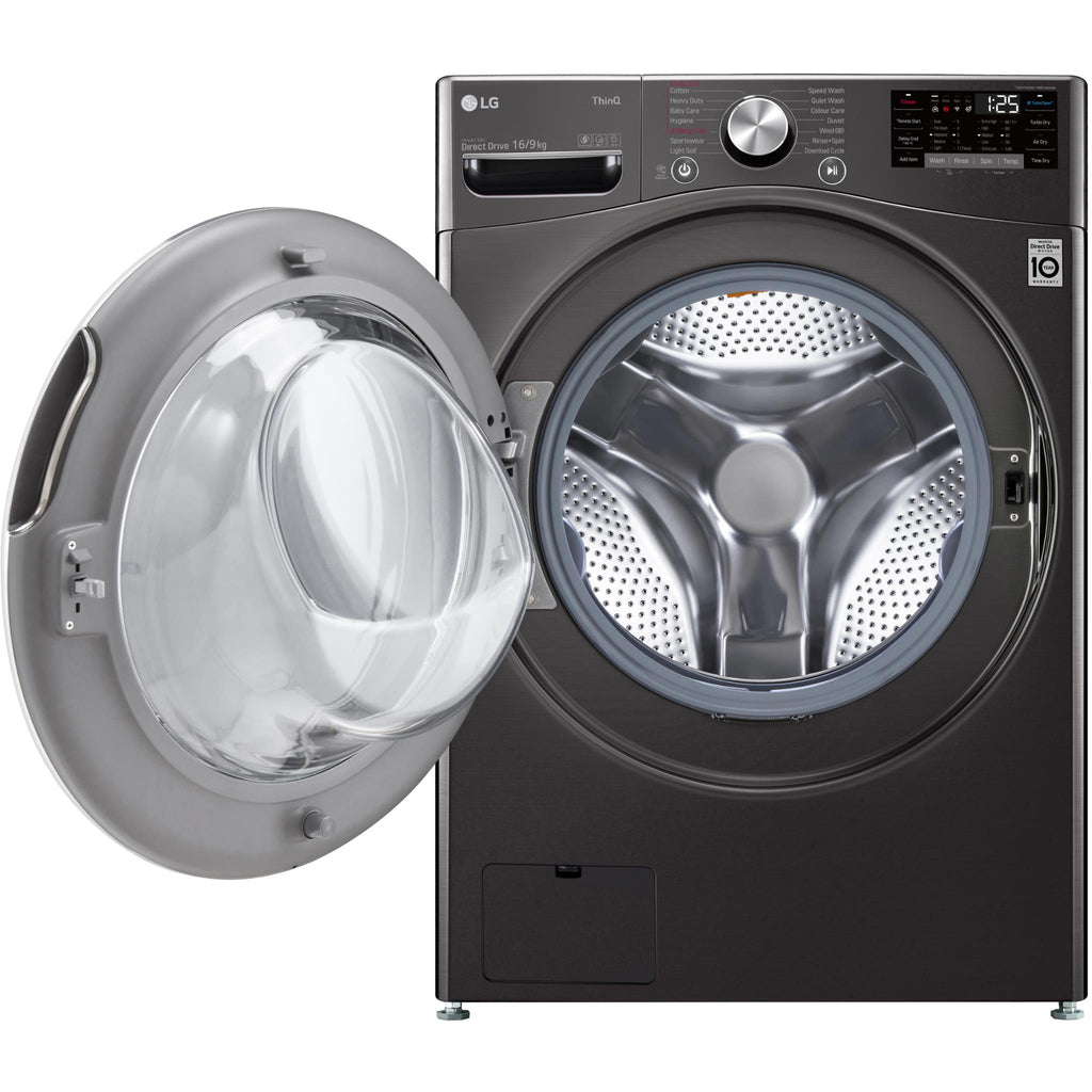 LG WXLC-1116B 16/9kg Front Load Washer & Dryer Combo - JB Hi-Fi