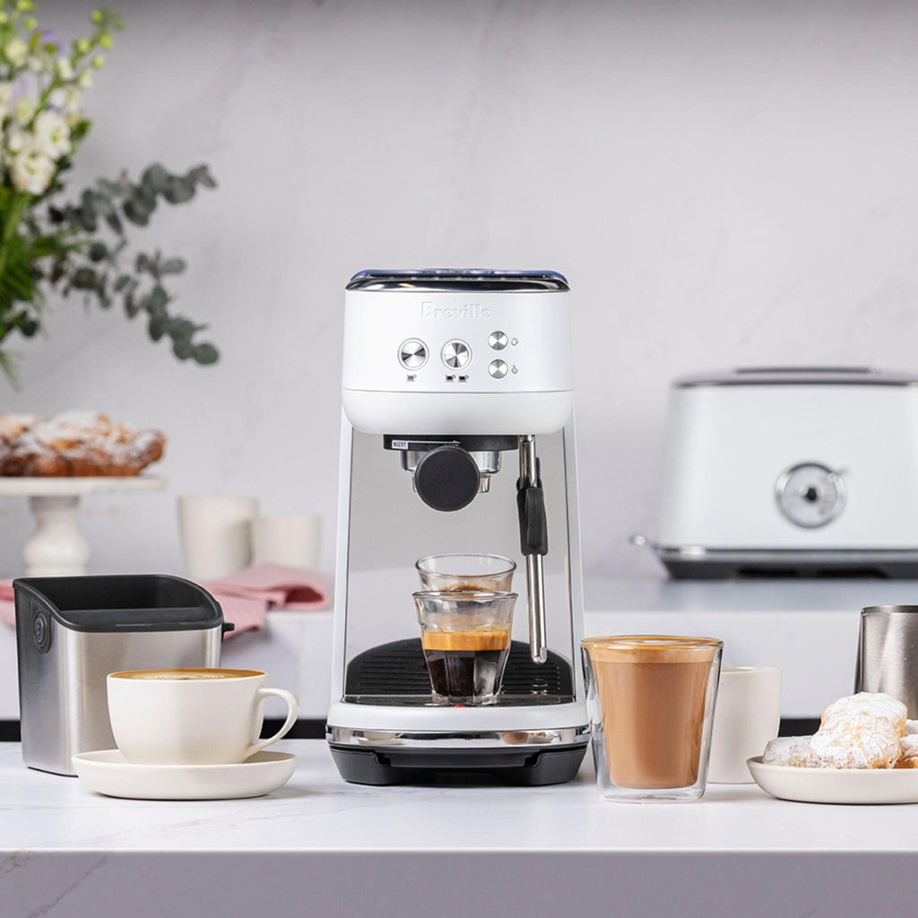 Breville the Bambino Espresso Coffee Machine (Sea Salt) - JB Hi-Fi