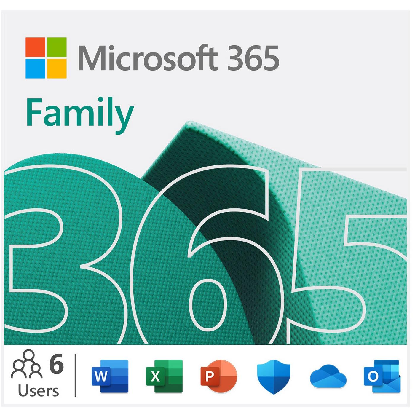 Microsoft 365 Family 1 Year Subscription [Digital Download] - JB Hi-Fi