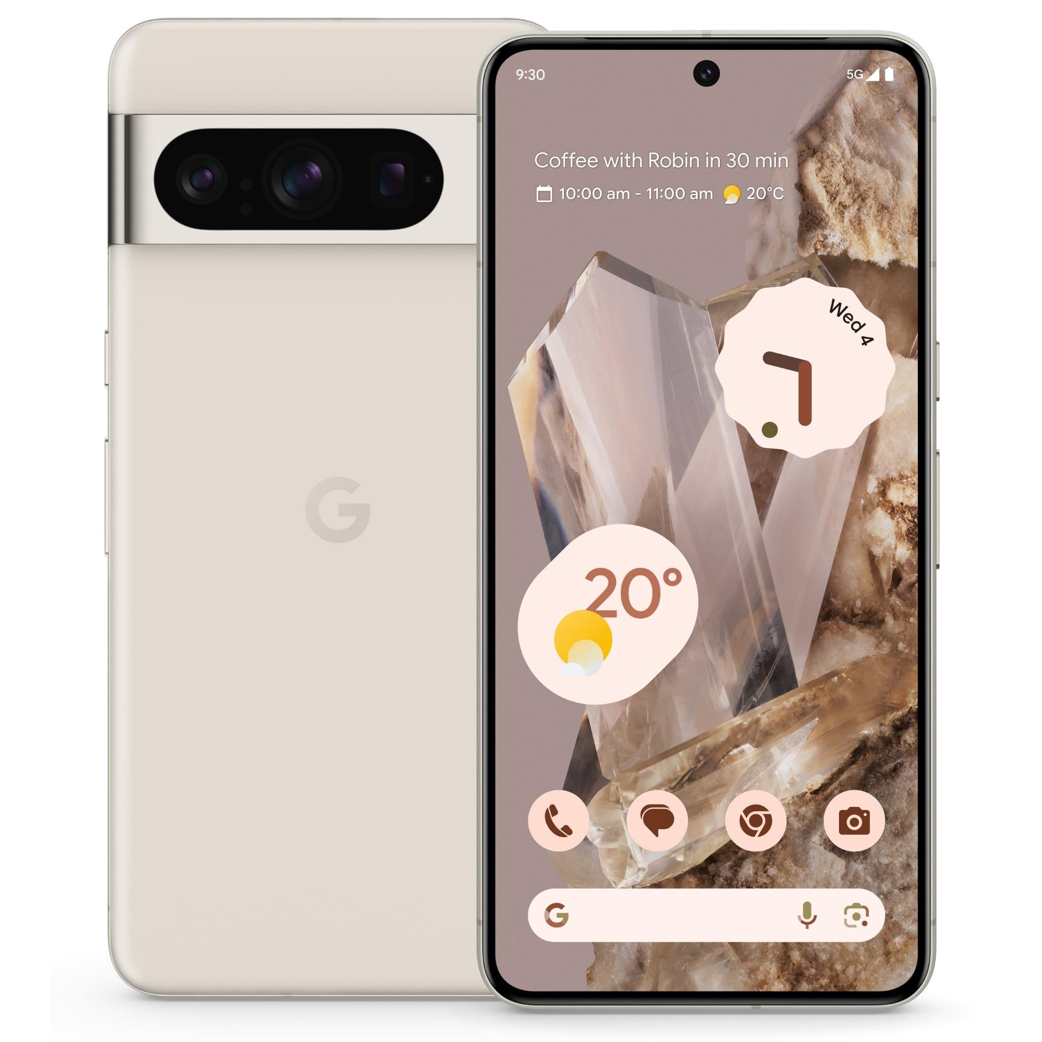 Google Pixel 8 Pro 5G 128GB (Porcelain) - JB Hi-Fi