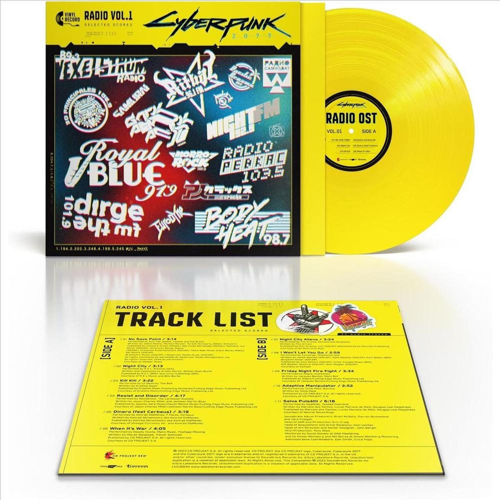 Cyberpunk 2077 Radio Vol. 1 (Limited Opaque Yellow Coloured Vinyl) - JB  Hi-Fi