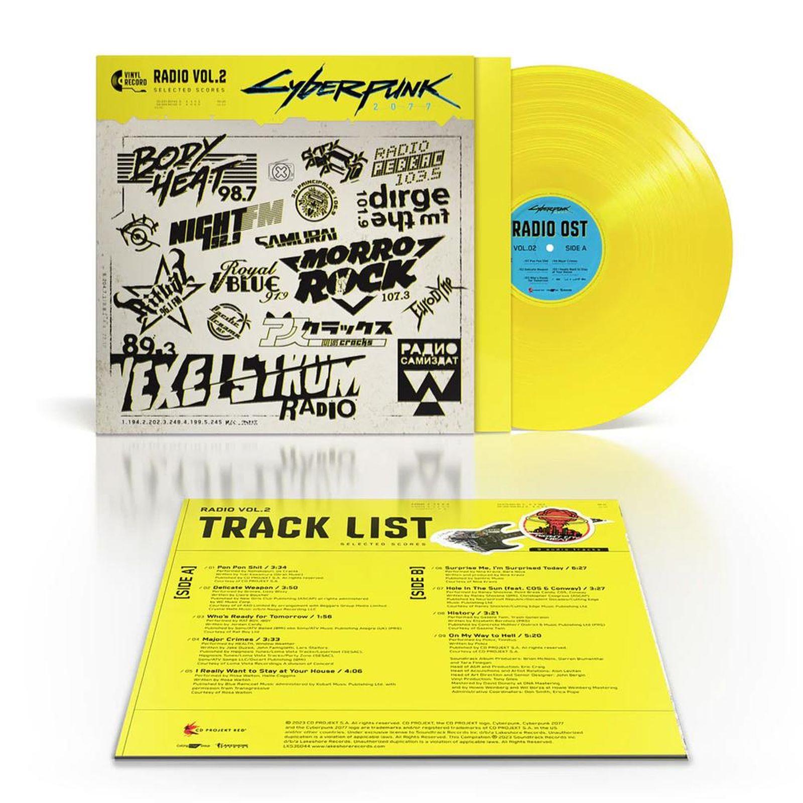 Cyberpunk 2077 Radio Vol. 2 (Limited Opaque Yellow Coloured Vinyl) - JB  Hi-Fi