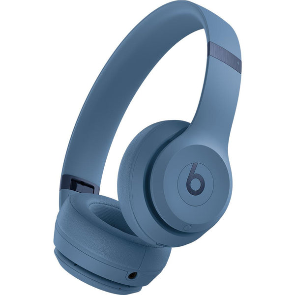 Beats Solo 4 Wireless On Ear Headphones Slate Blue JB Hi Fi