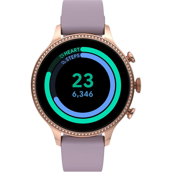 Fossil Gen 6 Smartwatch FTW6080 Purple Silicone JB Hi Fi