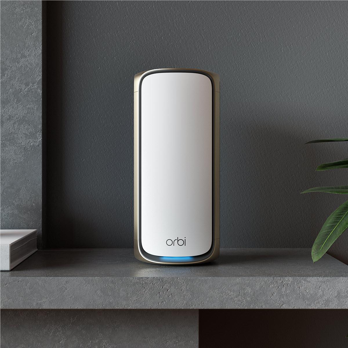 Netgear Orbi® BE27000 Quad-band Mesh WiFi 7 Add-on Satellite [1 Pack]