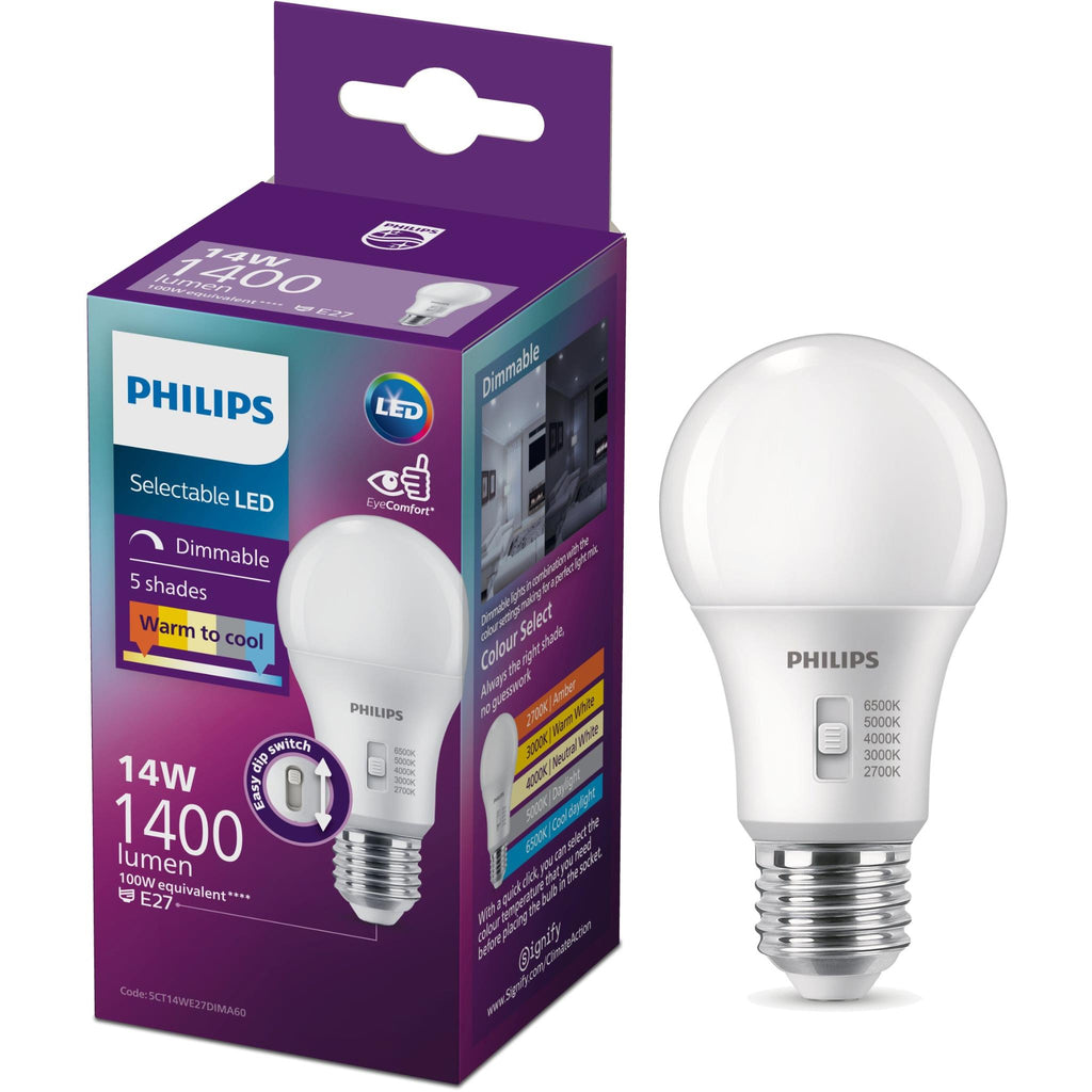 Philips LED 14W E27 Dimmable White Bulb - JB Hi-Fi