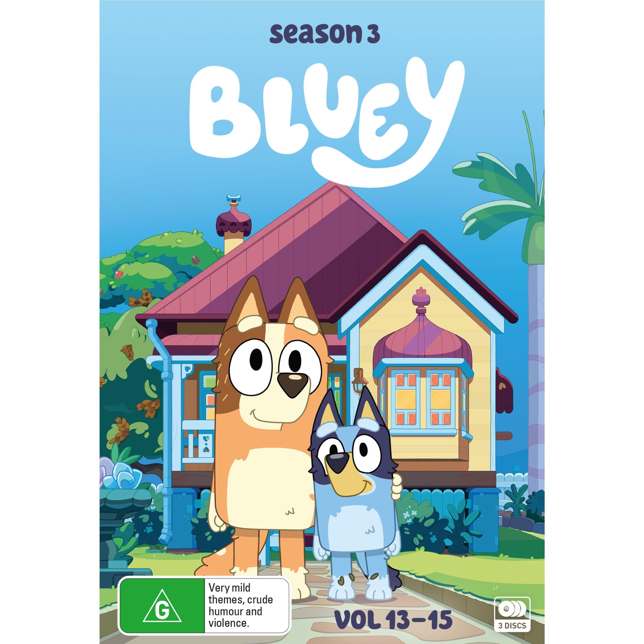 Bluey - Season 3 Part 1 (Vol 13-15) - JB Hi-Fi