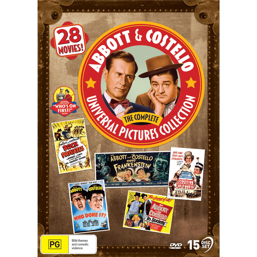 Abbott and Costello: The Complete Universal Pictures Collection - JB Hi-Fi