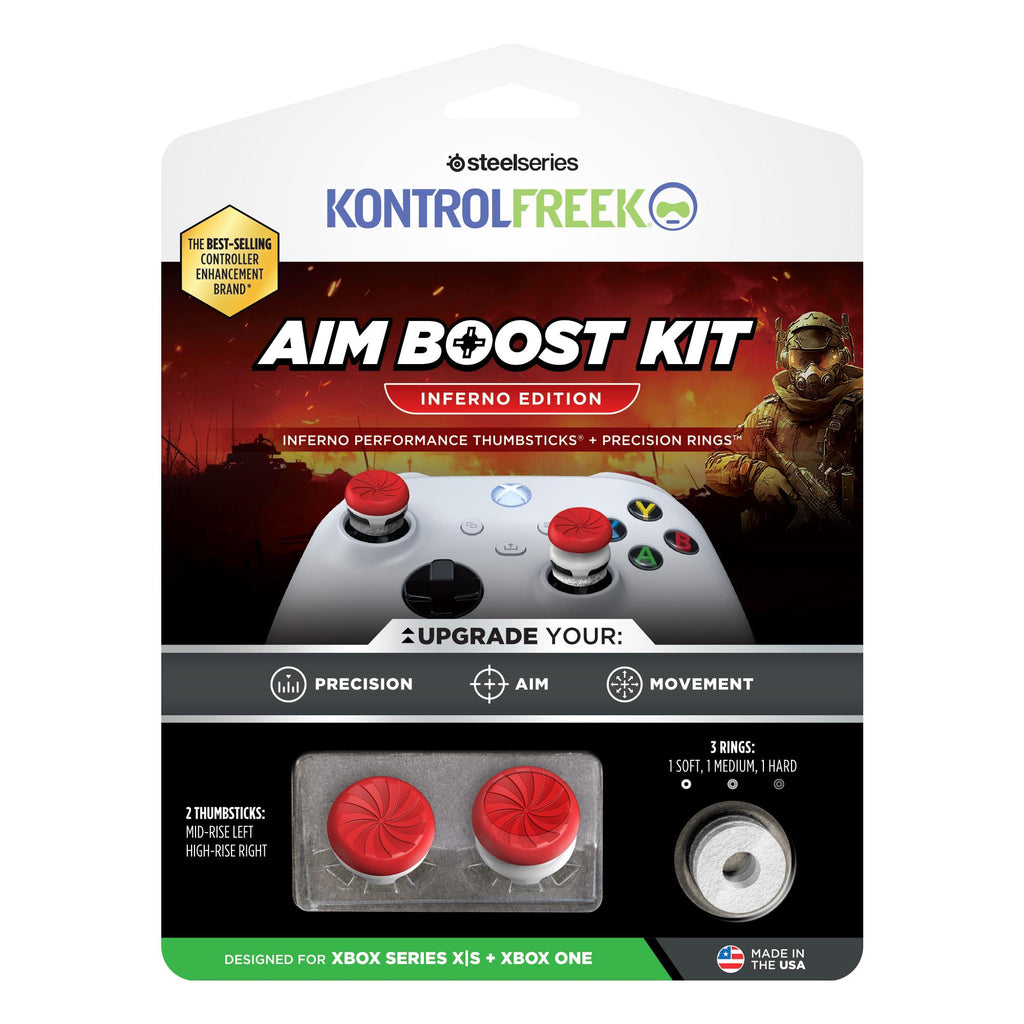 KontrolFreek Aim Boost Kit Inferno Thumbsticks for Xbox - JB Hi-Fi