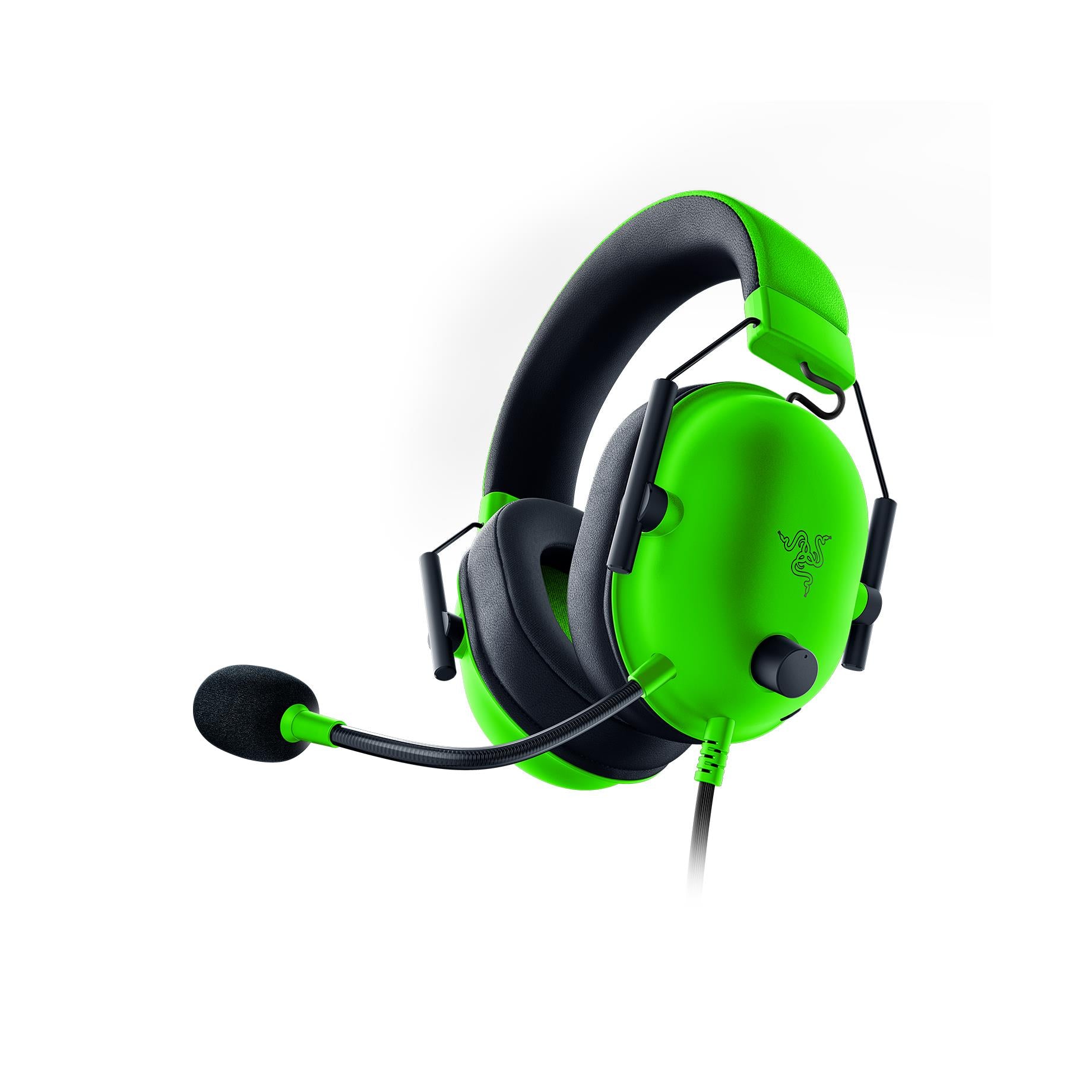 Razer BlackShark V2 X Wired Gaming Headset Green JB Hi Fi