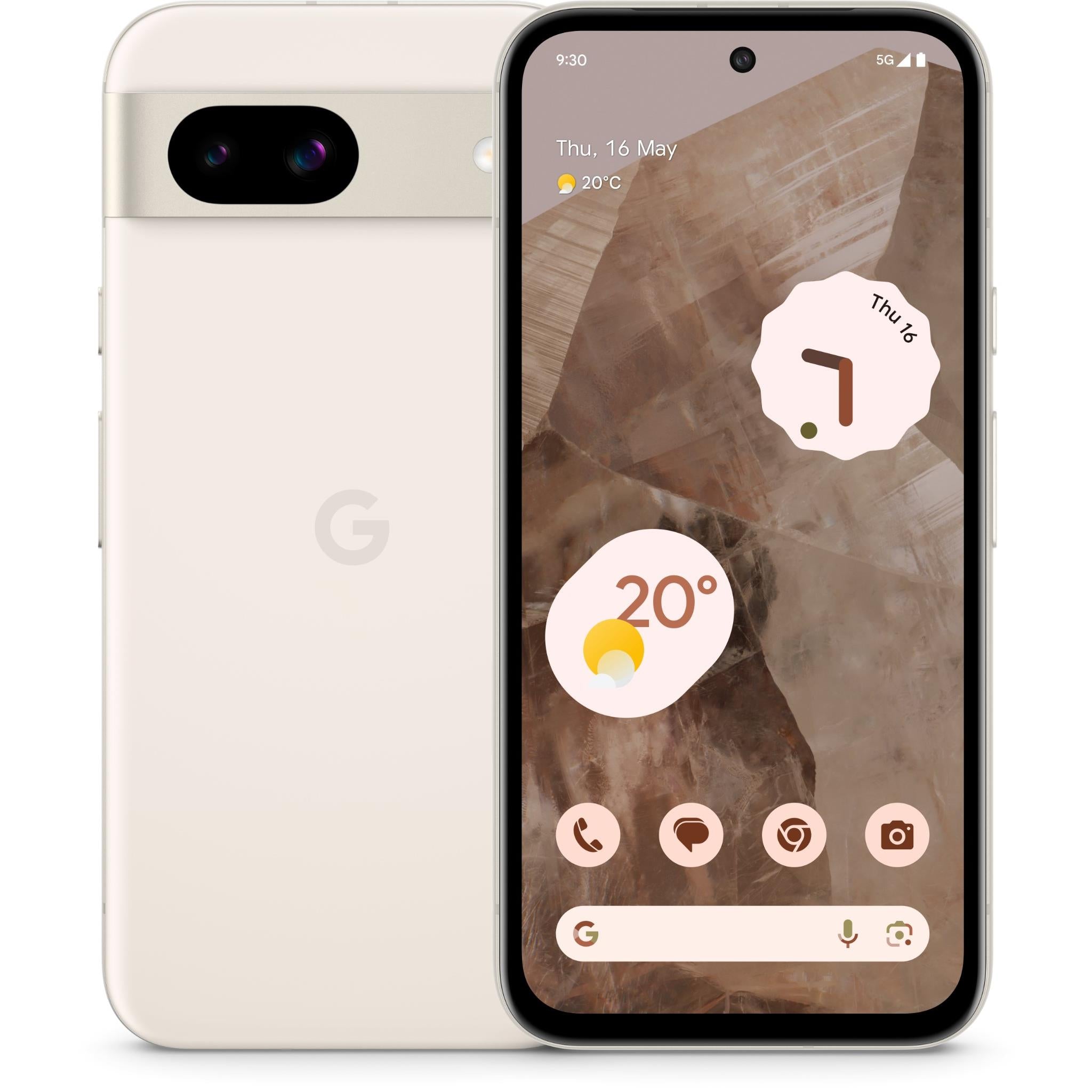 Google Pixel 8a 5G 128GB (Porcelain) - JB Hi-Fi