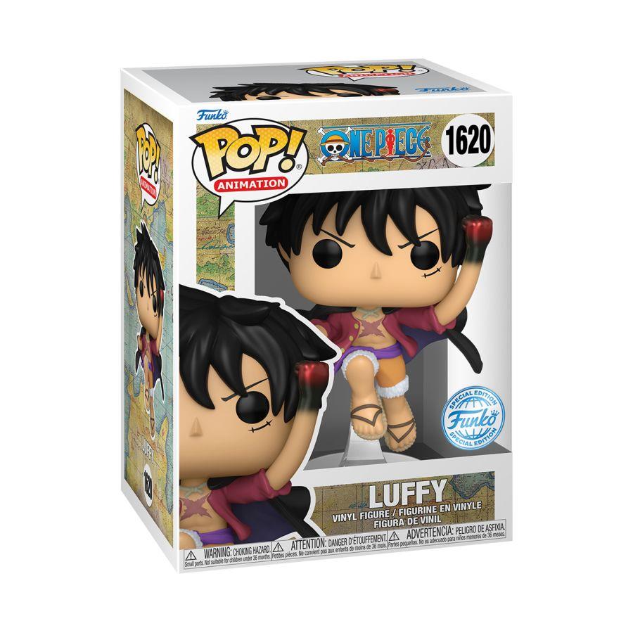 One Piece - Luffy Uppercut Metallic Pop! Vinyl - JB Hi-Fi