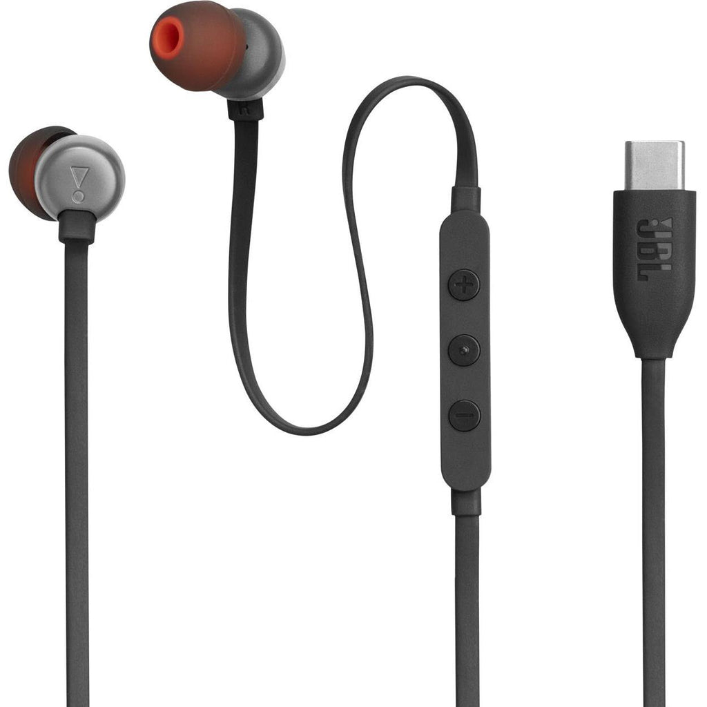 JBL Tune 310C USB-C Wired In-Ear Headphones (Black) - JB Hi-Fi