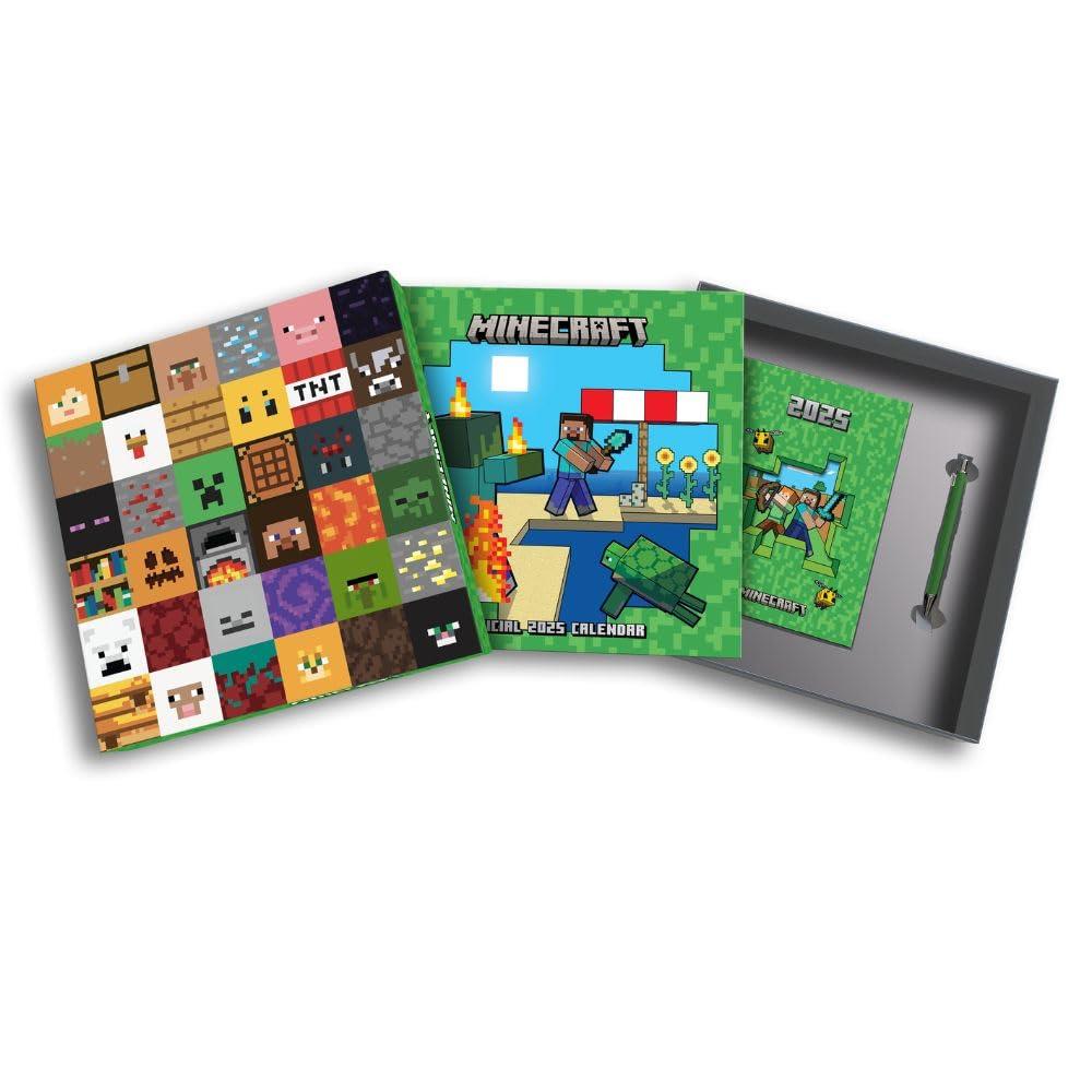 Minecraft 2025 Calendar & Diary Gift Box JB HiFi