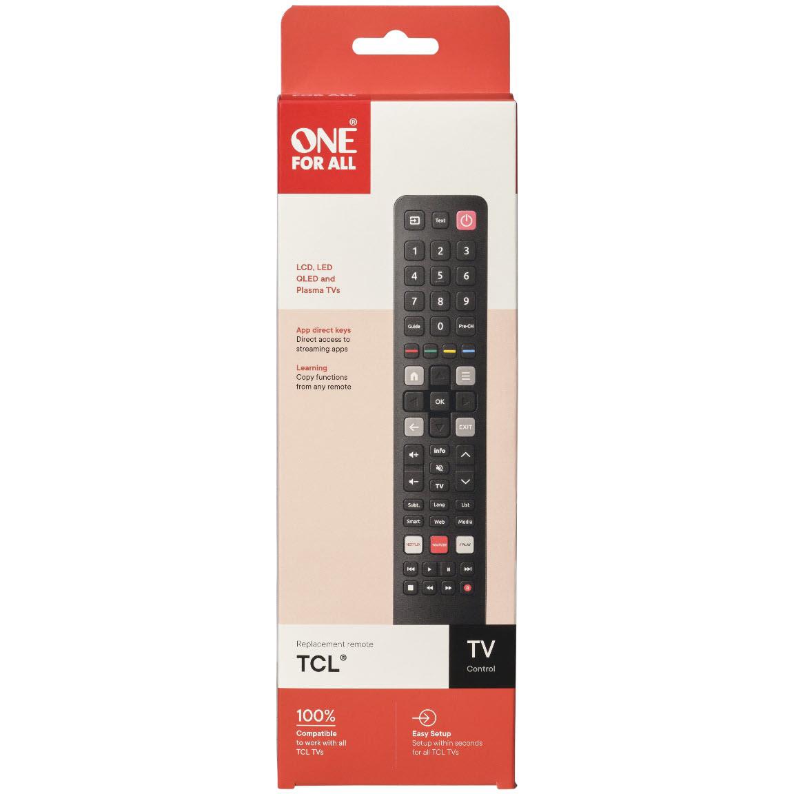One For All TCL Replacement TV Remote